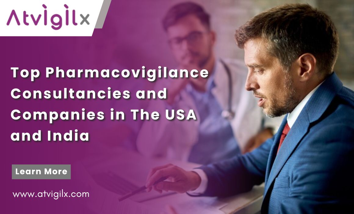 Top pharmacovigilance consultancies and companies in the USA and India.