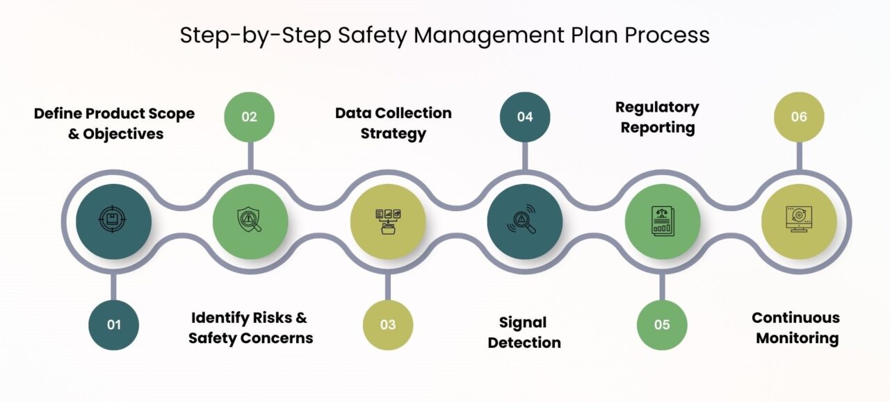 step-by-step process to create a safety management plan