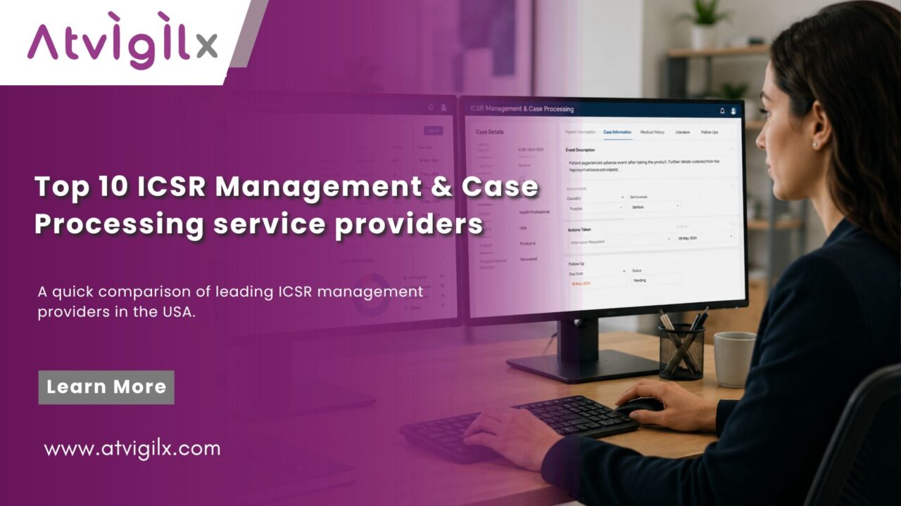 Top 10 ICSR Management & Case Processing Service Providers in USA